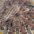 LA ROMIEU - Collégiale Saint-Pierre (plafond peint de la Sacristie)