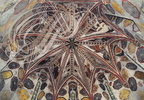 LA ROMIEU - Collégiale Saint-Pierre (plafond peint de la Sacristie)