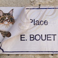 LA ROMIEU - place E. Bouet (panneau)