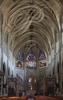 CONDOM -  cathédrale Saint-Pierre : la nef et la voûte en croisée d'ogives ( XVIe siècle)