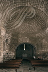 LARRESSINGLE - Chapelle romane à double choeur emboités (XIIe et XIIIe siècle)