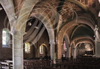 BARBOTAN-LES-THERMES - église Saint-Pierre (XIIe siècle) : nef à quatre travées