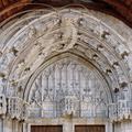 CONDOM - cathédrale Saint-Pierre : le portail sud (gothique flamboyant)