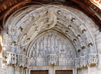 CONDOM - cathédrale Saint-Pierre : le portail sud (gothique flamboyant)