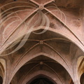 RISCLE - église Saint-Pierre (XIIIe siècle) : voûte en briques de la nef en croisées d'ogives