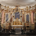 TERMES-D'ARMAGNAC - église Saint-Pierre : retable restauré (seconde moitié du XVIIIe siècle)