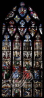 AUCH - Cathédrale Sainte-Marie : vitraux d'Arnaut de Moles (XVIe siècle) restaurés par le maître verrier Jean-Pierre Gey  (Chapelle du Saint Cœur de Marie)