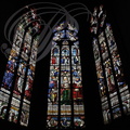 AUCH - Cathédrale Sainte-Marie : vitraux d'Arnaut de Moles (XVIe siècle) restaurés par le maître verrier Jean-Pierre Gey  (Chapelle de sainte Catherine) 