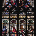AUCH - Cathédrale Sainte-Marie : vitraux d'Arnaut de Moles (XVIe siècle) restaurés par le maître verrier Jean-Pierre Gey  (Chapelle Notre-dame de la Pitié) 