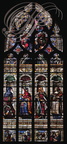AUCH - Cathédrale Sainte-Marie : vitraux d'Arnaut de Moles (XVIe siècle) restaurés par le maître verrier Jean-Pierre Gey  (Chapelle Notre-dame de la Pitié) 