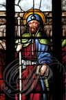 AUCH - Cathédrale Sainte-Marie : vitraux d'Arnaut de Moles (XVIe siècle) restaurés par le maître verrier Jean-Pierre Gey  (Chapelle du Saint Sacrement : l'apôtre Jacques le Majeur) 