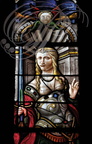 AUCH - Cathédrale Sainte-Marie : vitraux d'Arnaut de Moles (XVIe siècle) restaurés par le maître verrier Jean-Pierre Gey  (Chapelle Sainte-Catherine : la Sibylle Europe)