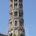 UZÈS - la tour Fenestrelle : clocher de la Cathédrale Saint-Théodorit (unique exemple de clocher rond en France)