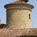 BIRAN (France - Gers) -  Pigeonnier coiffant la Tour du XVe siècle