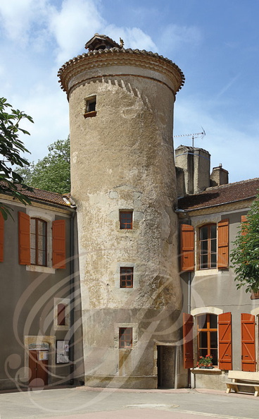 BIRAN (France - Gers) -  Pigeonnier dans la Tour du XVe siècle abritant un remarquable escalier à vis