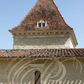 HERREBOUC (France - Gers) -  le château : pigeonnnier aménagé intégré à l'habitation (SAINT-JEAN-POUTGE : Sud de Condom)