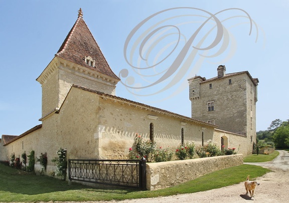 HERREBOUC (France - Gers) -  le château  (SAINT-JEAN-POUTGE : Sud de Condom)