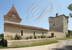 HERREBOUC (France - Gers) -  le château (SAINT-JEAN-POUTGE : Sud de Condom)
