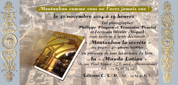 INVITATION - livre Montauban