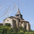 PESSAN - église Saint=Michel (XIe siècle) - seul vestige de l'abbaye bénédictine fondée au VIIIe siècle
