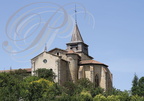 PESSAN - église Saint=Michel (XIe siècle) - seul vestige de l'abbaye bénédictine fondée au VIIIe siècle