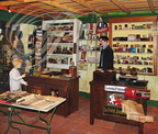 DONZAC (France - 82) - Conservatoire des Métiers d'Autrefois : reconstitution d'une boutique de village (tabac-journeaux)