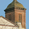 VERDUN-sur-Garonne - église de l'Assomption et de Saint-Michel : le clocher carré  