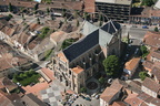 MONTAUBAN - Faubourg VILLENOUVELLE - l'église Saint-Jean (vue aérienne)
