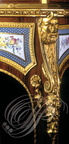 Copie du COFFRET À BIJOUX créé pour la reine Marie-Antoinette par Martin CARLIN : détail des bronzes ciselés