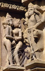 INDE (Madhya Pradesh) - KHAJURAHO - temple de Devi Jagadambi