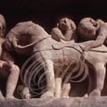 INDE (Madhya Pradesh) -  KHAJURAHO - temple de Kandariya Mahadeva   