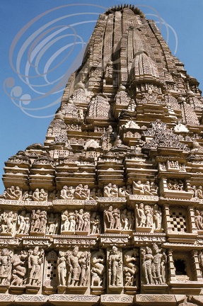 INDE (Madhya Pradesh) - KHAJURAHO - temple de Parshvanath  