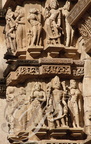 INDE (Madhya Pradesh) - KHAJURAHO - temple de Lakshmana  