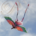 EAUZE (France - 32)  - FESTIVAL GALOP ROMAIN - démonstration de cerfs volants indonésiens : le phénix