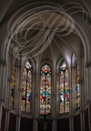 MONTAUBAN - Faubourrg VILLENOUVELLE - église Saint-Jean : les vitraux du choeur