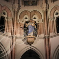 MONTAUBAN - Faubourg VILLEBOURBON - église Saint-Orens : le chœur : Vierge en bois polychrome (Notre dame des Mariniers) 