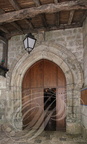 CASTET-ARROUY - église Sainte-Blandine ( XVIe siècle) - le porche
