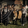Spectacle "AU FIL de L'EAU" - tableau  13 - les métiers : le vacher (2012) 08PP158