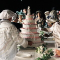Spectacle "AU FIL de L'EAU" - tableau  10 -  le mariage : le repas - la pièce montée (2014) FP225