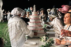 Spectacle "AU FIL de L'EAU" - tableau  10 -  le mariage : le repas - la pièce montée (2014) FP225