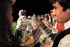 Spectacle "AU FIL de L'EAU" - tableau  10 -  le mariage : le repas - le champagne (2014) FP229