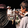 Spectacle "AU FIL de L'EAU" - tableau  10 -  le mariage : le repas - le champagne (2014) FP230