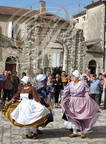 LECTOURE - Fête du Melon : danse folklorique auvergnate (par la Gigue Dornoise)