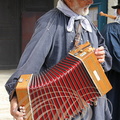 LECTOURE - Fête du melon : groupe folklorique auvergnat (la Gigue Dornoise) - accordéon diatonique