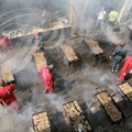 SAINT-CLAR - Fête de l'ail - la thonade : thon grillé au feu de bois