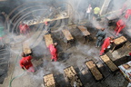 SAINT-CLAR - Fête de l'ail - la thonade : thon grillé au feu de bois