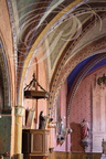 SAINT-ANTOINE-de-PONT-d'ARRATZ - église Saint-Antoine le Grand (Saint Antoine du Désert) - détail des décors peints