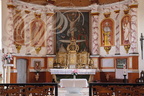 ROUILLAC (sud de GIMBRÈDE) - église : peintures du choeur