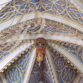 GONDRIN - Chapelle Notre-dame de Tonneteau (XVIIe siècle) :  détail de la voûte