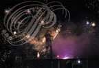 LECTOURE - "NUITS de FEU" - spectacle de la compagnie AKOUMA : Houla hoop avec le cercle de feu 